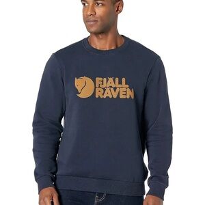 FjallRaven Logo Sweater Men’s Size L - Dark Navy